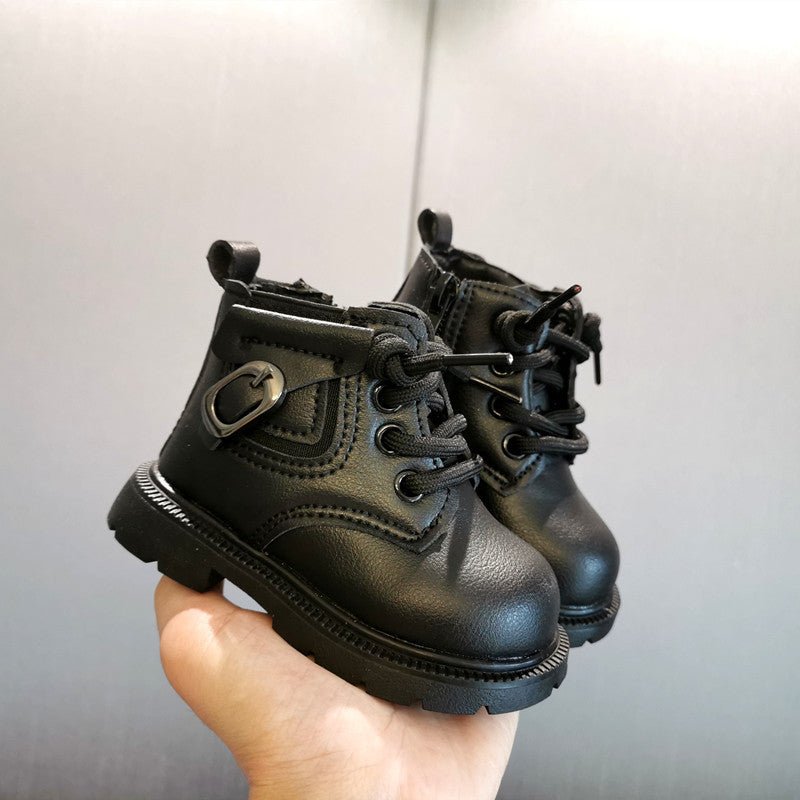 Winter Fleece-lined Baby Boots with Anti-slip Sole - RAINSTAR