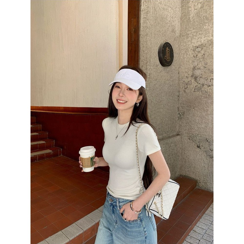 Womens Slim Fit Short Sleeve Tshirt - RAINSTAR