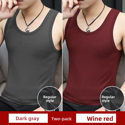 Modal Mens Round Neck Tank Tops