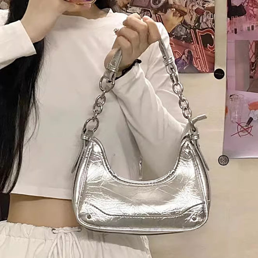 Womens Chain Strap Shoulder Bag