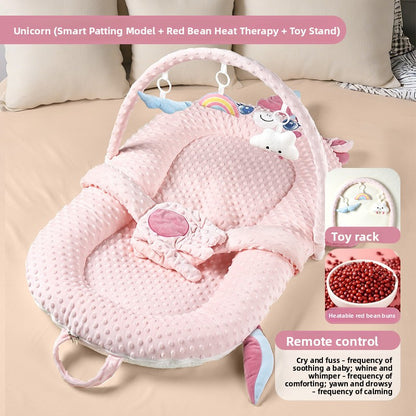 Foldable Portable Baby Bed with Toy Rack Options