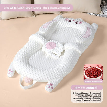 Foldable Portable Baby Bed with Toy Rack Options