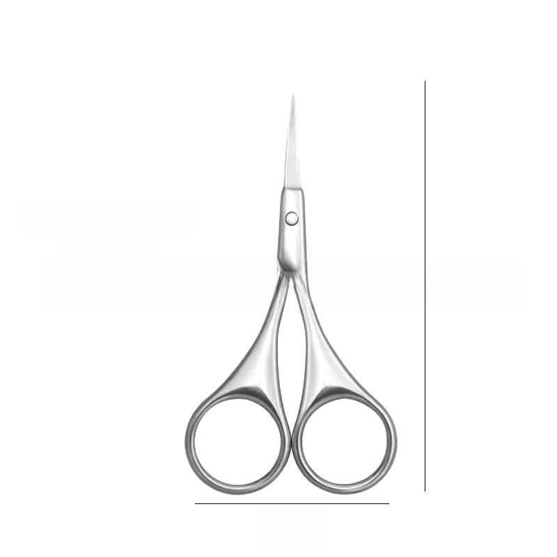 Stainless Steel Beauty Scissors for Eyebrow and Nose Hair Trimming, Makeup Tool