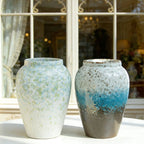 Handmade Glazed Ceramic Vase for Home Decoration