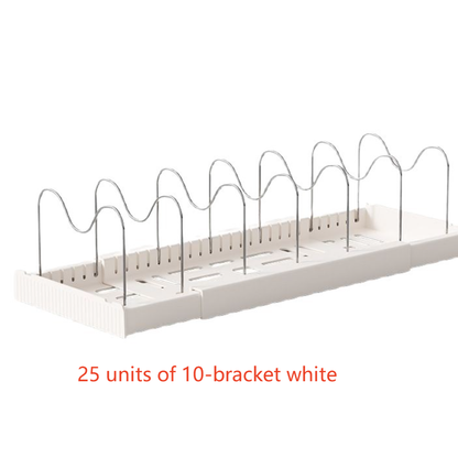 Extendable kitchen storage rack