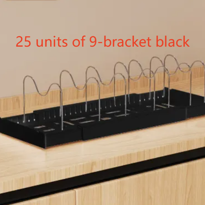 Extendable kitchen storage rack