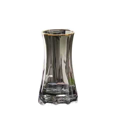 Nordic Glass Vase Triangular Flower Vase Home Decor