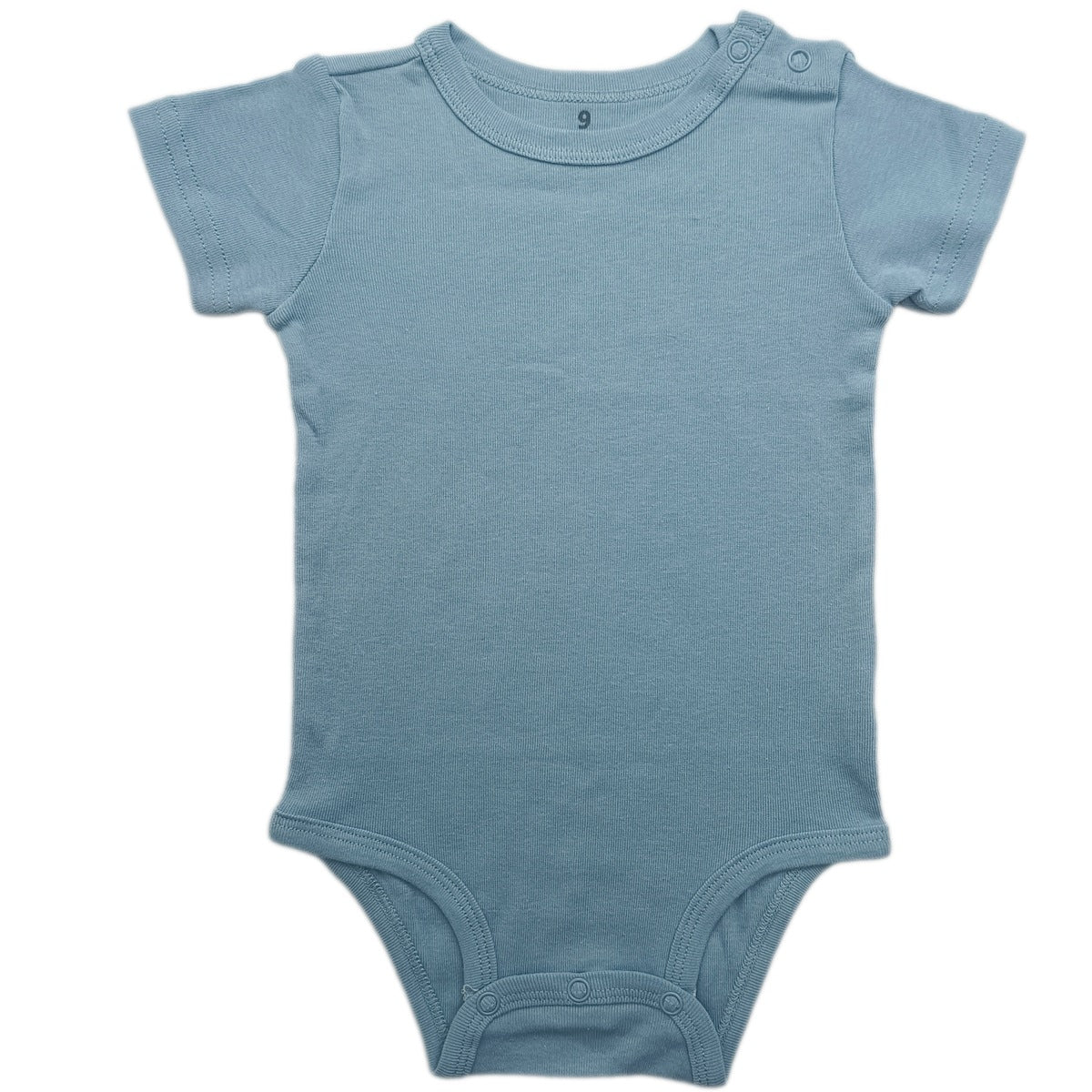 Baby Cotton Romper Short Sleeve Shoulder Opening Jumpsuit