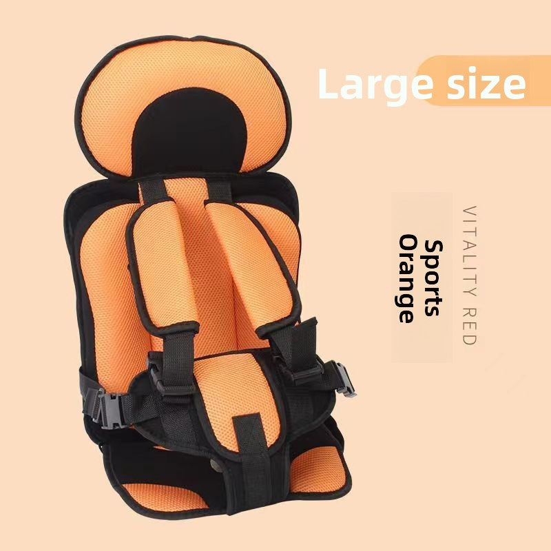 Children's Seat Cushion Simple Portable Baby Car Heightened Cushion Car Standard Seat Cushion for 6 Years Old