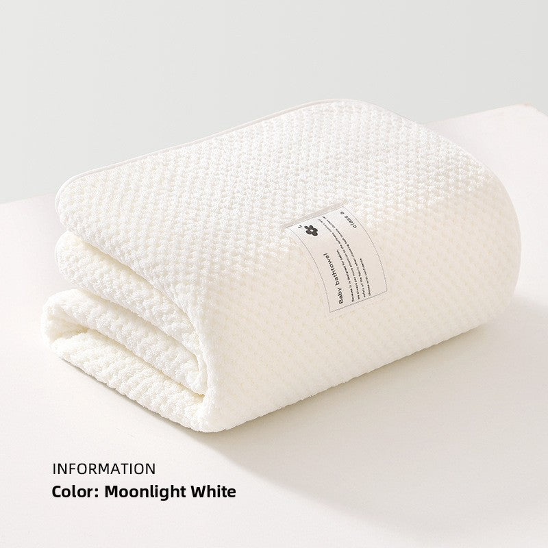 Soft Newborn Baby Bath Towel Coral Fleece Quick Dry Wrap
