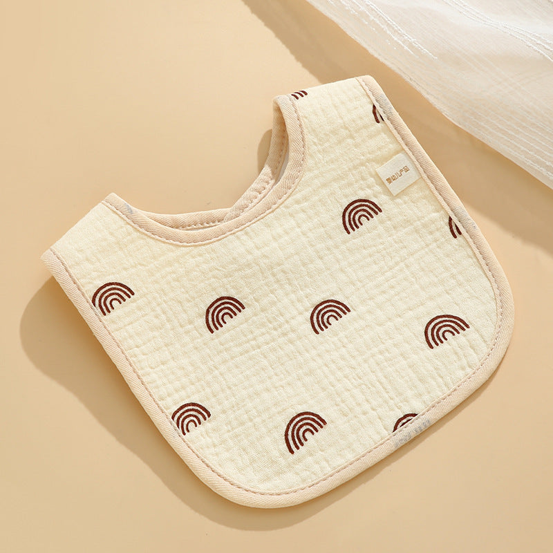 Baby Cotton Bibs with Cartoon Designs