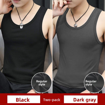 Modal Mens Round Neck Tank Tops