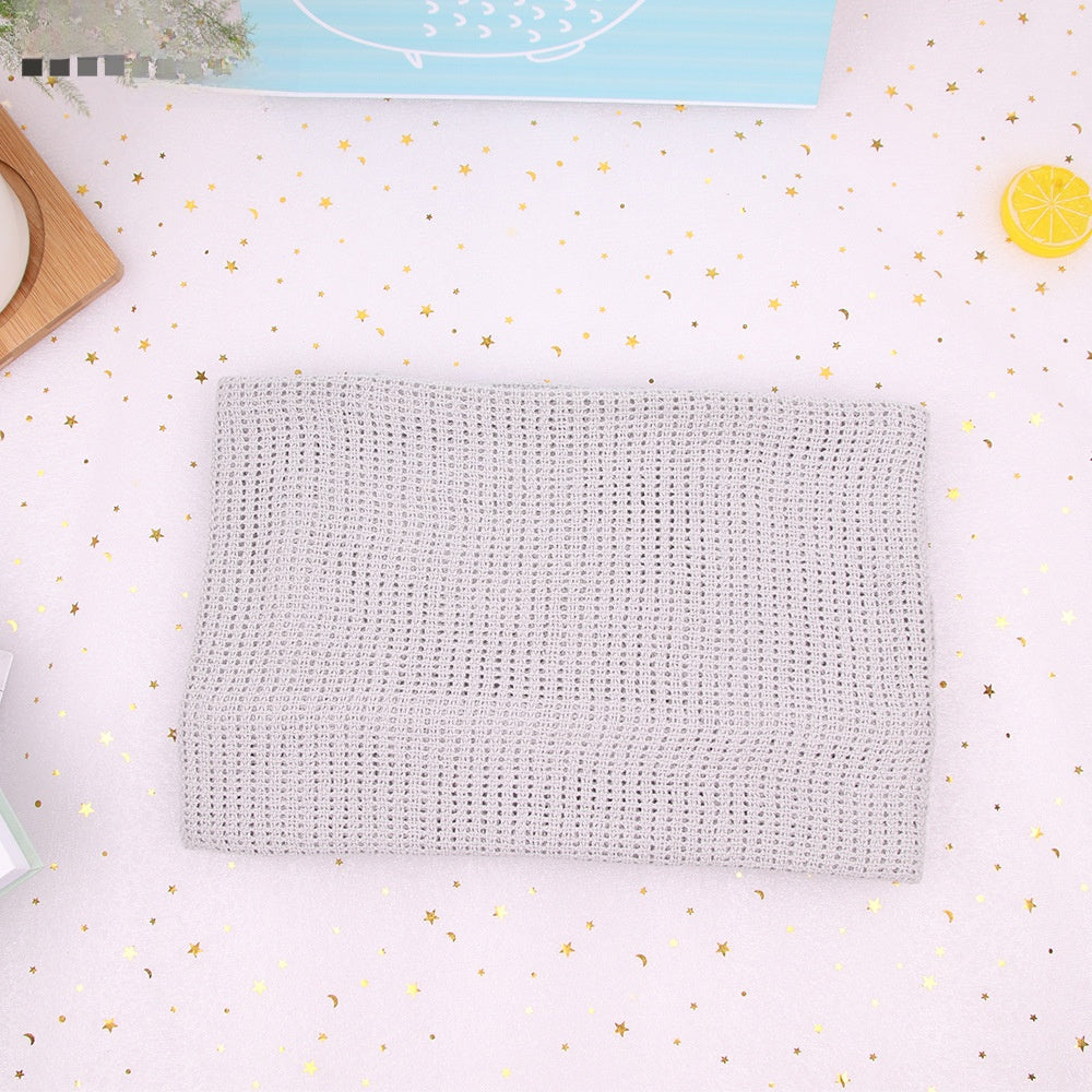 Baby Hollow Knit Cotton Blanket