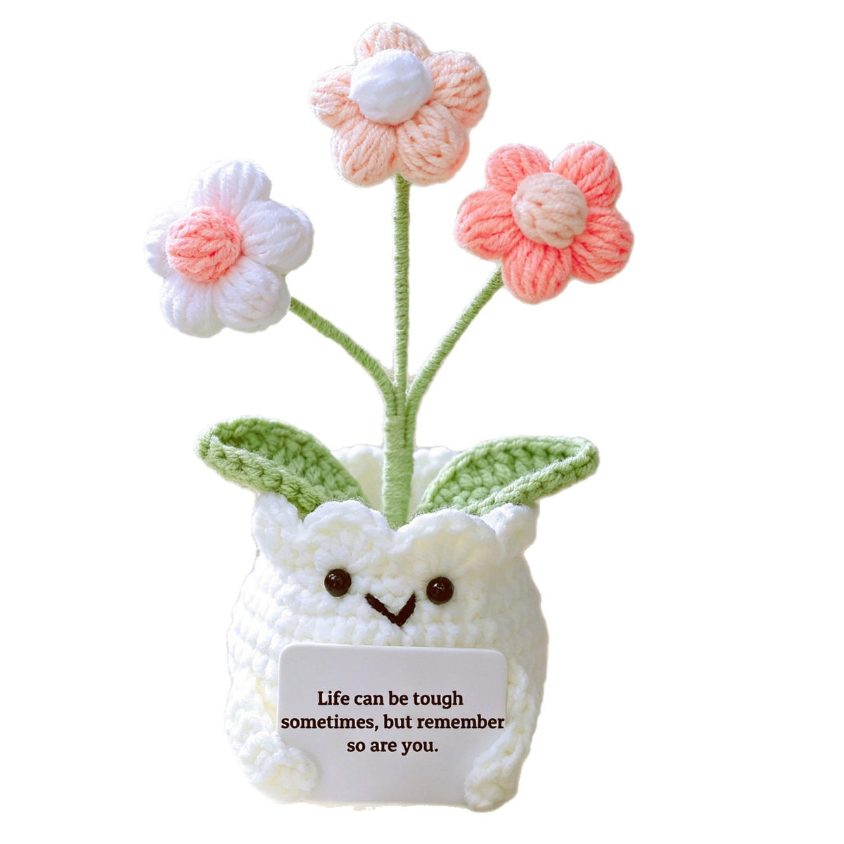 Handwoven Wool Knitted Potted Plants