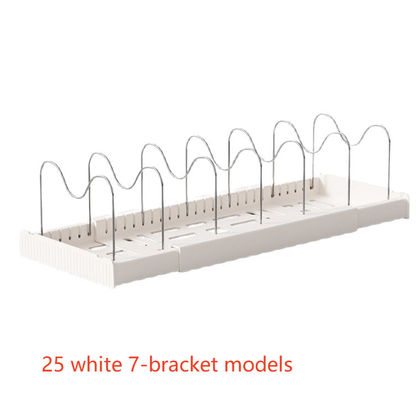 Extendable kitchen storage rack