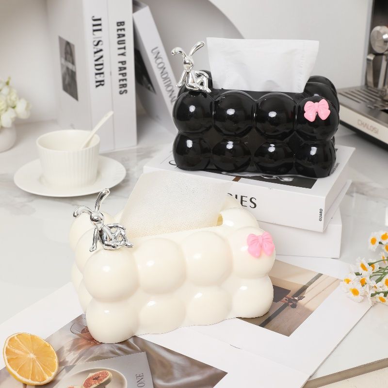 Marshmallow Style Tissue Paper Box