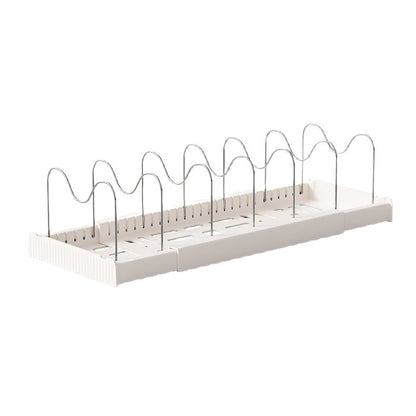 Extendable kitchen storage rack