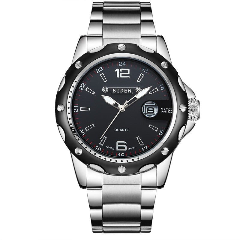 Men's Fashionable Waterproof Silicone Quartz Watch