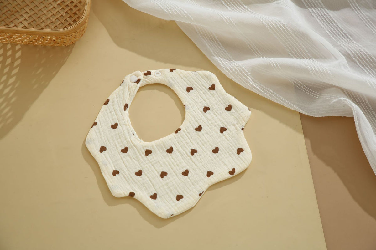 Baby Cotton Bibs with Cartoon Designs