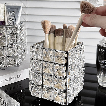 Crystal Tissue Box Household Creative Dining Table High-end Paper Storage Box
