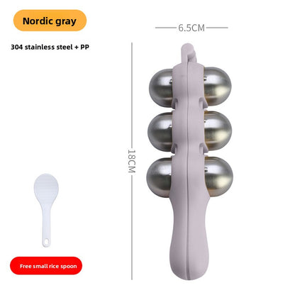304 Stainless Steel Rice Ball Mold DIY Baby Food Shaper