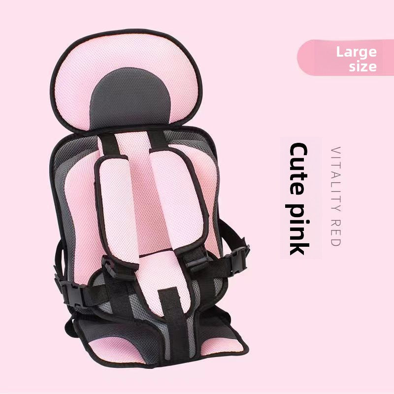 Children's Seat Cushion Simple Portable Baby Car Heightened Cushion Car Standard Seat Cushion for 6 Years Old