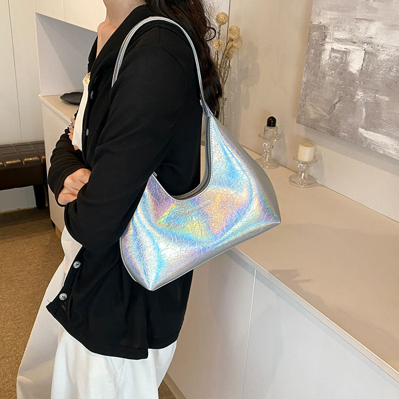 Women Dumpling Shoulder Bag Fashion PU Korean Style