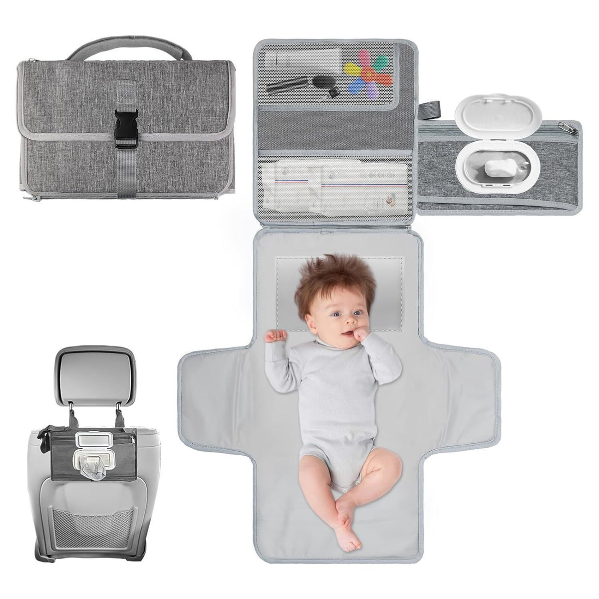 Foldable Waterproof Baby Diaper Changing Pad