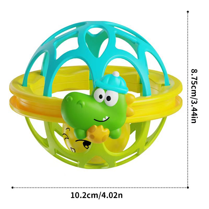 Soft Rubber Baby Rattle Handball Toy