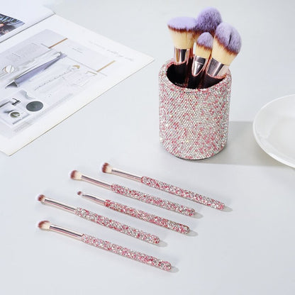 Diamond Makeup Brush Set 9 Piece