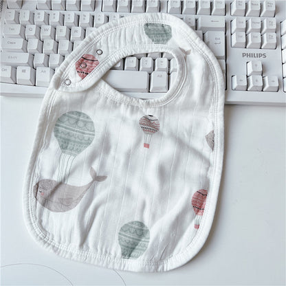 Adjustable Baby Bibs Drool Absorbent