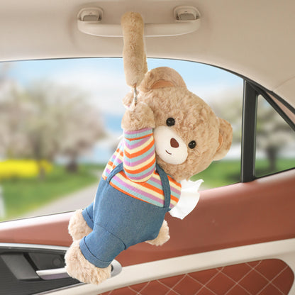 Car Hanging Tissue Box Bear Design