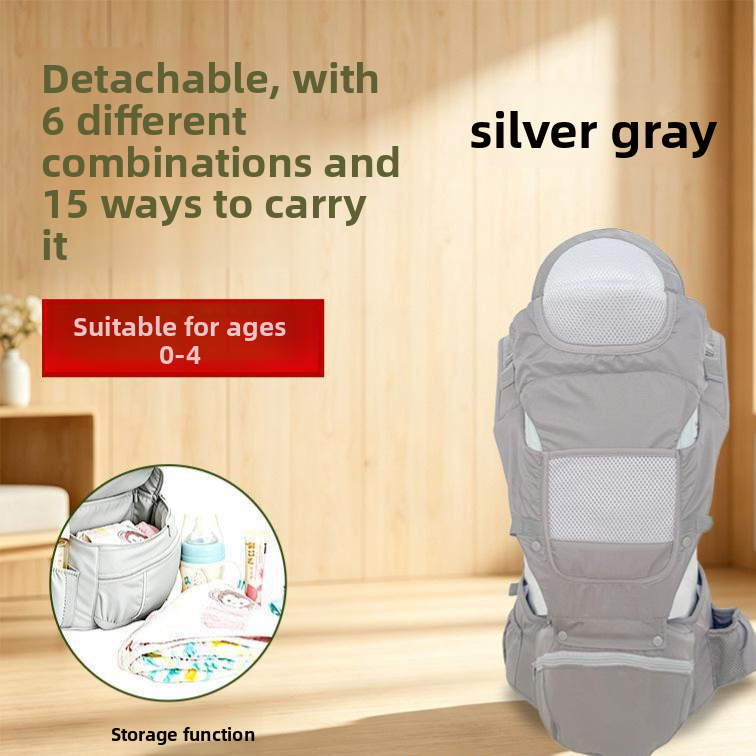Ergonomic Baby Carrier with Waist Seat