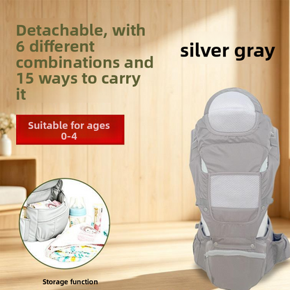 Ergonomic Baby Carrier with Waist Seat