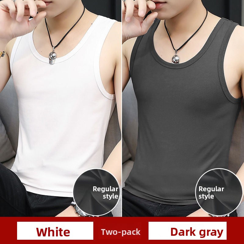 Modal Mens Round Neck Tank Tops