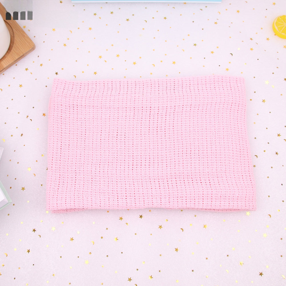 Baby Hollow Knit Cotton Blanket