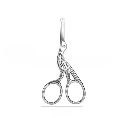 Stainless Steel Beauty Scissors for Eyebrow and Nose Hair Trimming, Makeup Tool