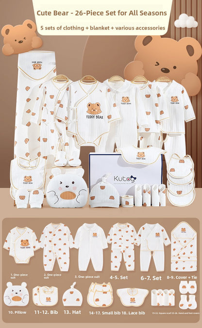 Newborn gift set with baby clothes
