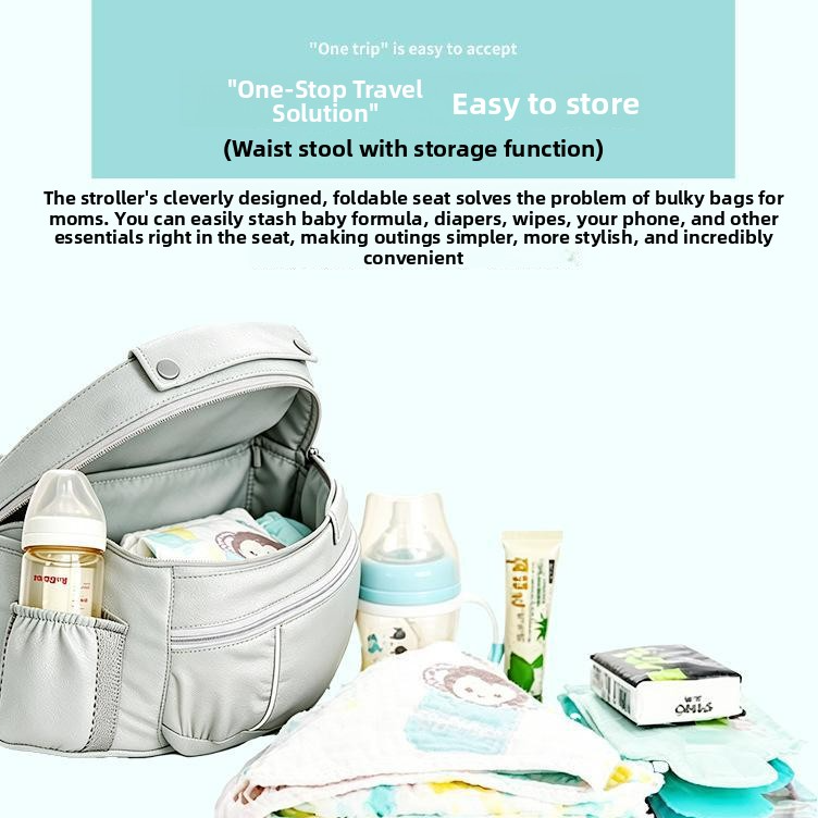 Ergonomic Baby Carrier with Waist Seat