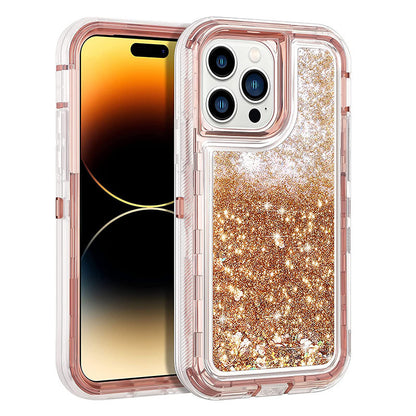 Liquid Sand Three-In-One Anti-Fall Phone Case