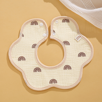 Baby Cotton Bibs with Cartoon Designs