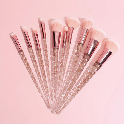 Colorful Unicorn Makeup Brush Set
