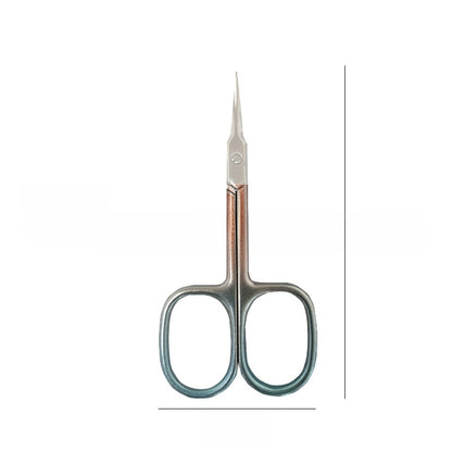 Stainless Steel Beauty Scissors for Eyebrow and Nose Hair Trimming, Makeup Tool
