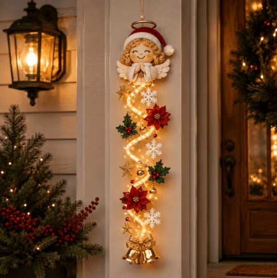 Light-up Christmas Door Hanger