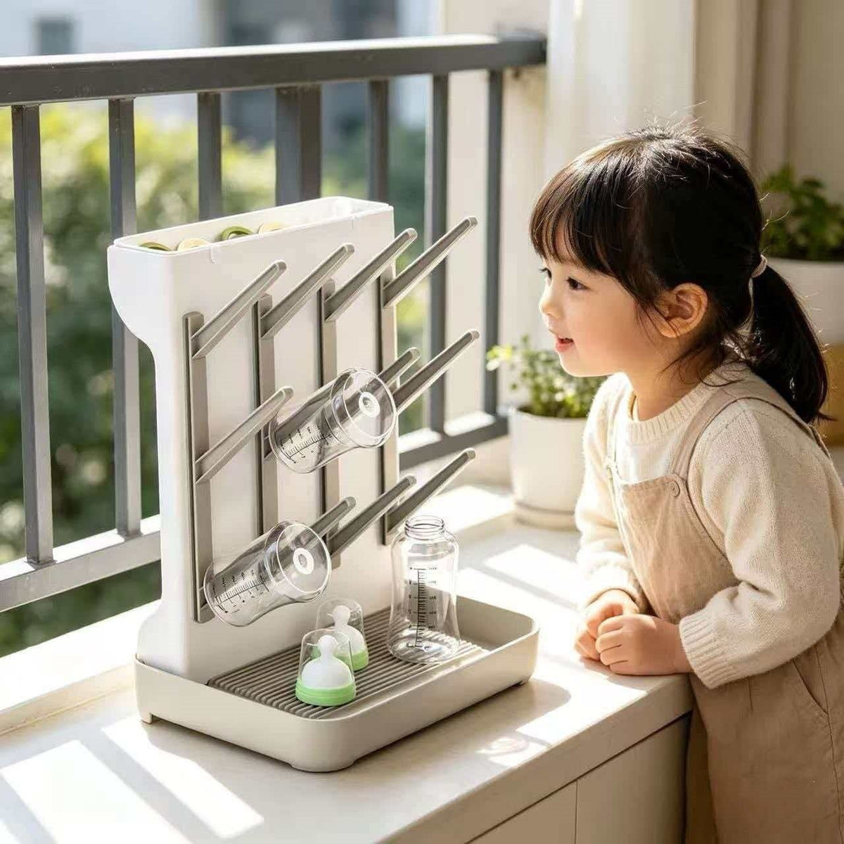 baby bottle storage rack