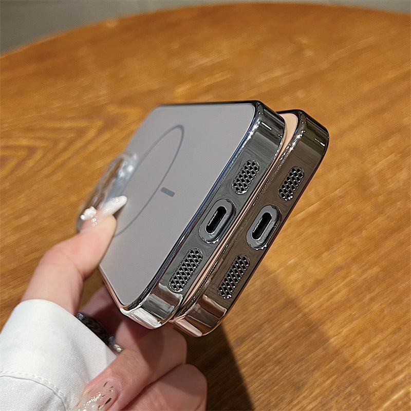 Contrast Color Magnetic Mobile Phone Case