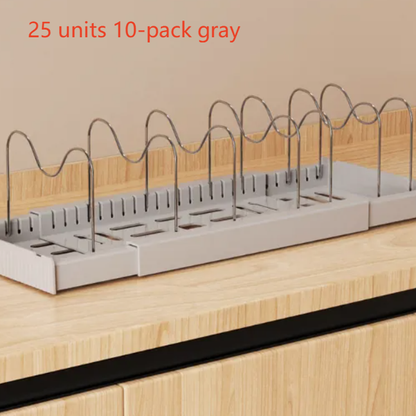 Extendable kitchen storage rack