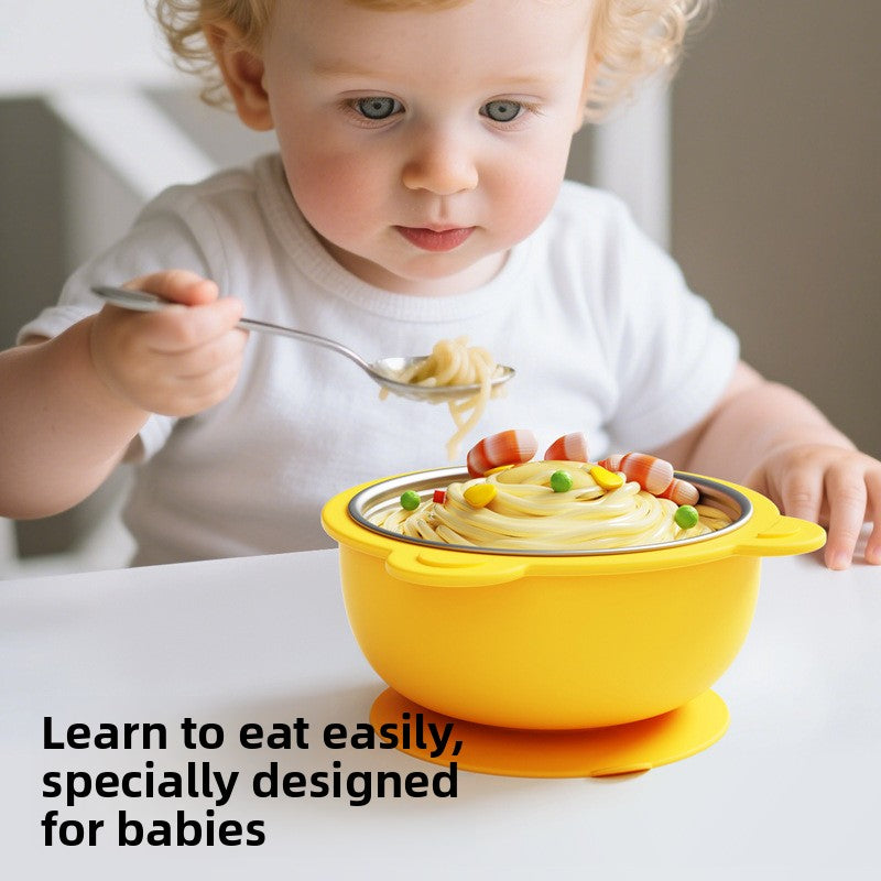 Baby Food Bowl with Suction Disc