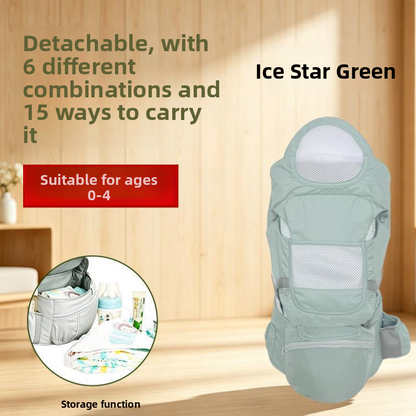 Ergonomic Baby Carrier with Waist Seat