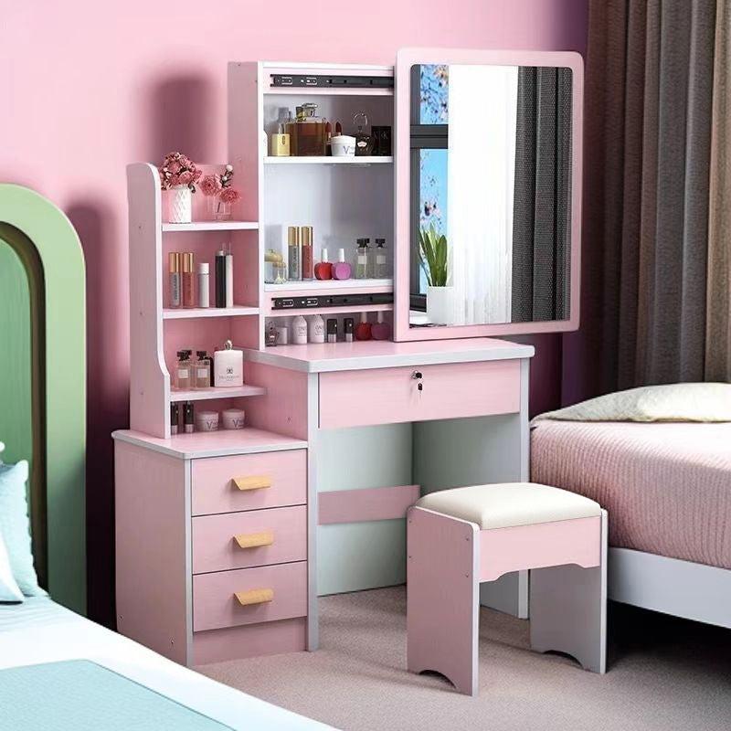 Small Apartment Cosmetic Table Multi-functional Cosmetic Table Storage Cabinet